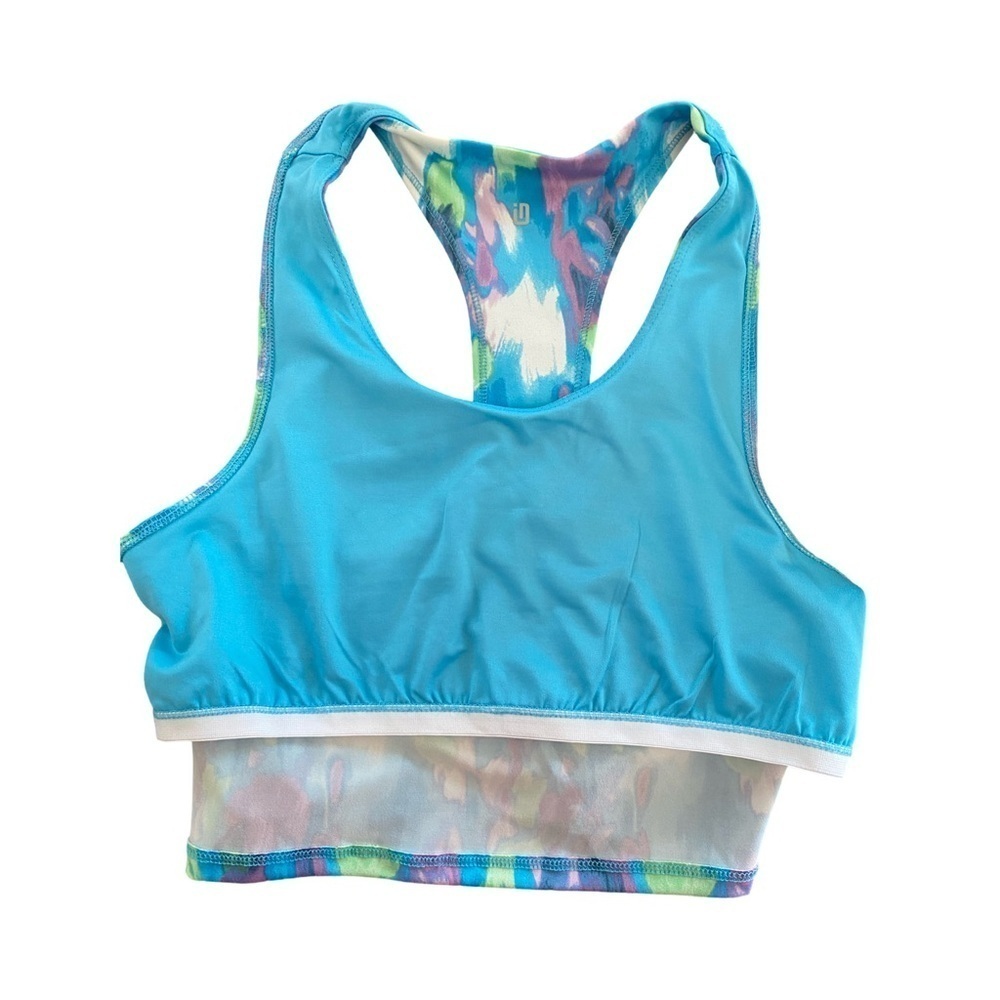 ID Ideology Big Girls Painter aLongline Sports Bra NWT Size L - Picture 3 of 5